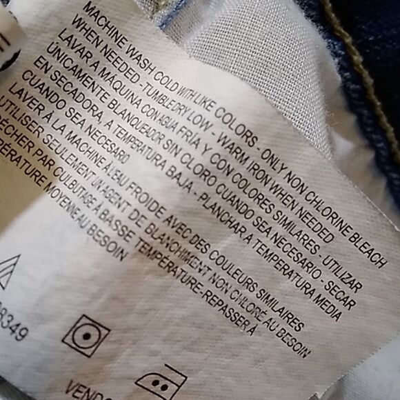 Gloria Vanderbilt All Around SLIMMING Effects Rail Straight Plus Sz 18 Stretch - Picture 5 of 11